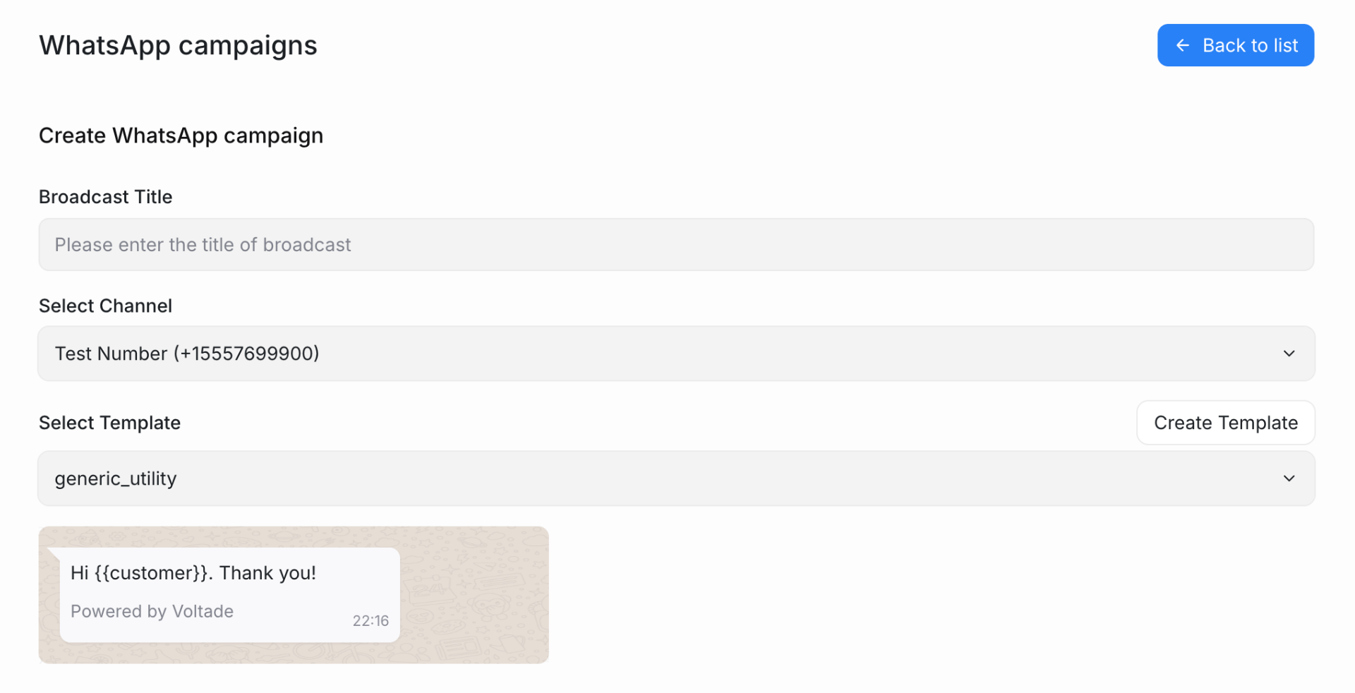 Send broadcast campaigns to unlimited users with WhatsApp Business API