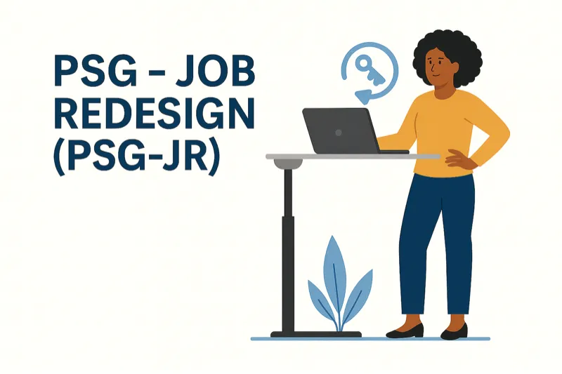 PSG – Job Redesign (PSG-JR) for PSG-JR is a scheme under the Productivity Solution...