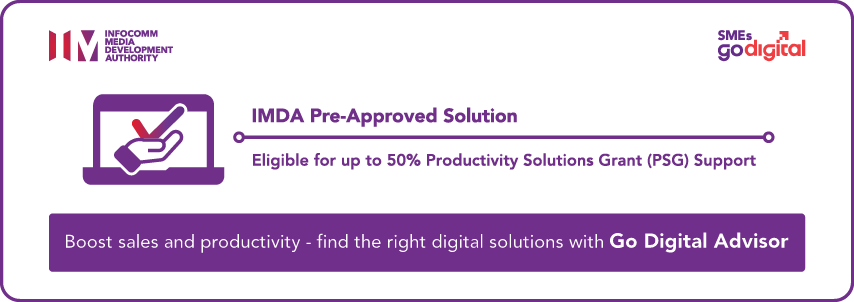 IMDA SMEs Go Digital Pre-Approved Solution