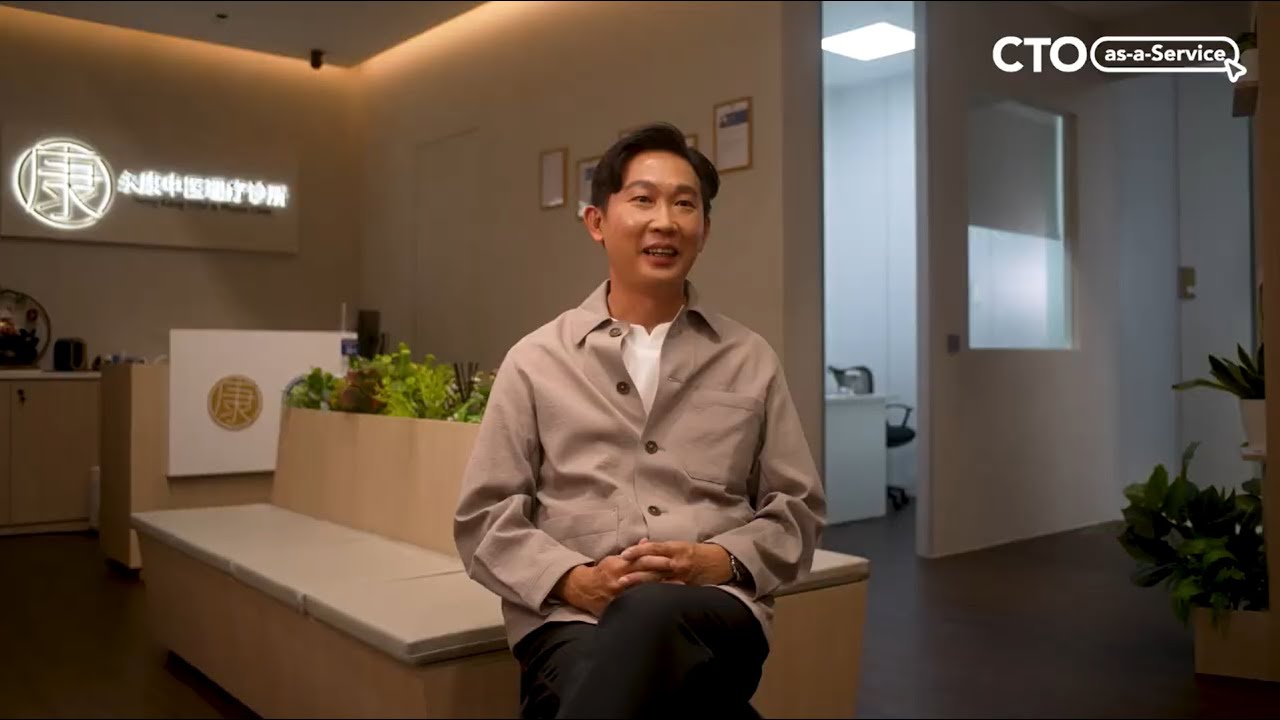 Elson, founder of Yong Kang TCM, in the clinic